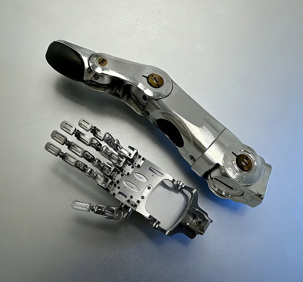 Elaborazione di parti di robot