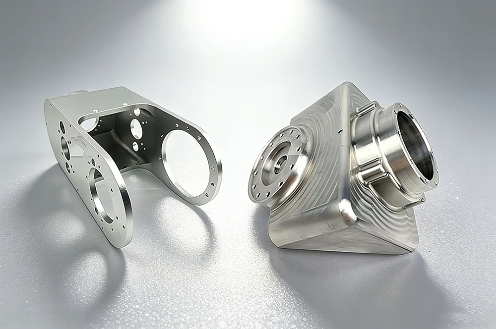 Il principio fondamentale e l'applicazione della lavorazione CNC della lega di alluminio in parti leggere dei robot.